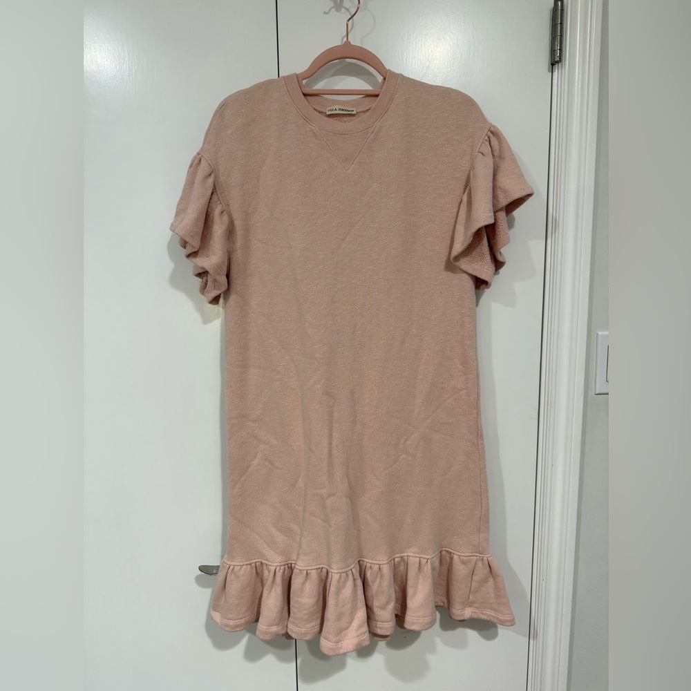 Ulla Johnson Pink Sweatshirt Dress